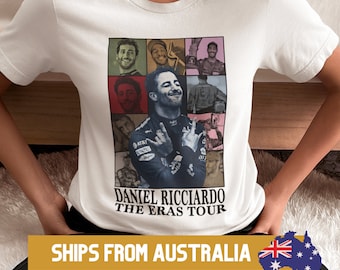Daniel Ricciardo Eras Tour Unisex T-Shirt, Red Bull Tour Graphic Tee, Daniel Riccardo Gift Idea, F1 Eras Tour T-shirt, Taylor Swift x F1 Tee