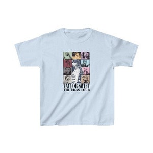 Kids Taylor Swift Eras Tour New Double-sided T-shirt, Eras Tour Merch, Eras Tour Tee, Gifts for Her, World Cities, Swiftie Merch, Tee Unisex image 6