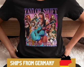 T-shirt de rap bootleg Taylor Swift, Swiftie Merch, Eras Tour, cadeaux pour elle et lui, merchandising concert de rap, chemise Swiftie Merch, t-shirt Swiftie unisexe