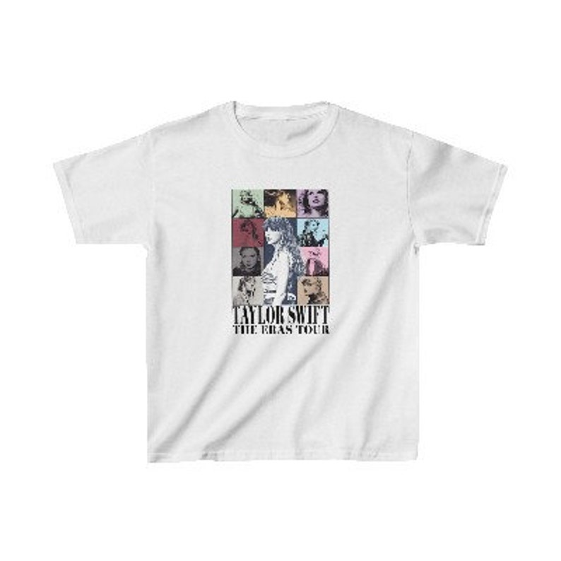 Kids Taylor Swift Eras Tour New Double-sided T-shirt, Eras Tour Merch, Eras Tour Tee, Gifts for Her, World Cities, Swiftie Merch, Tee Unisex image 4