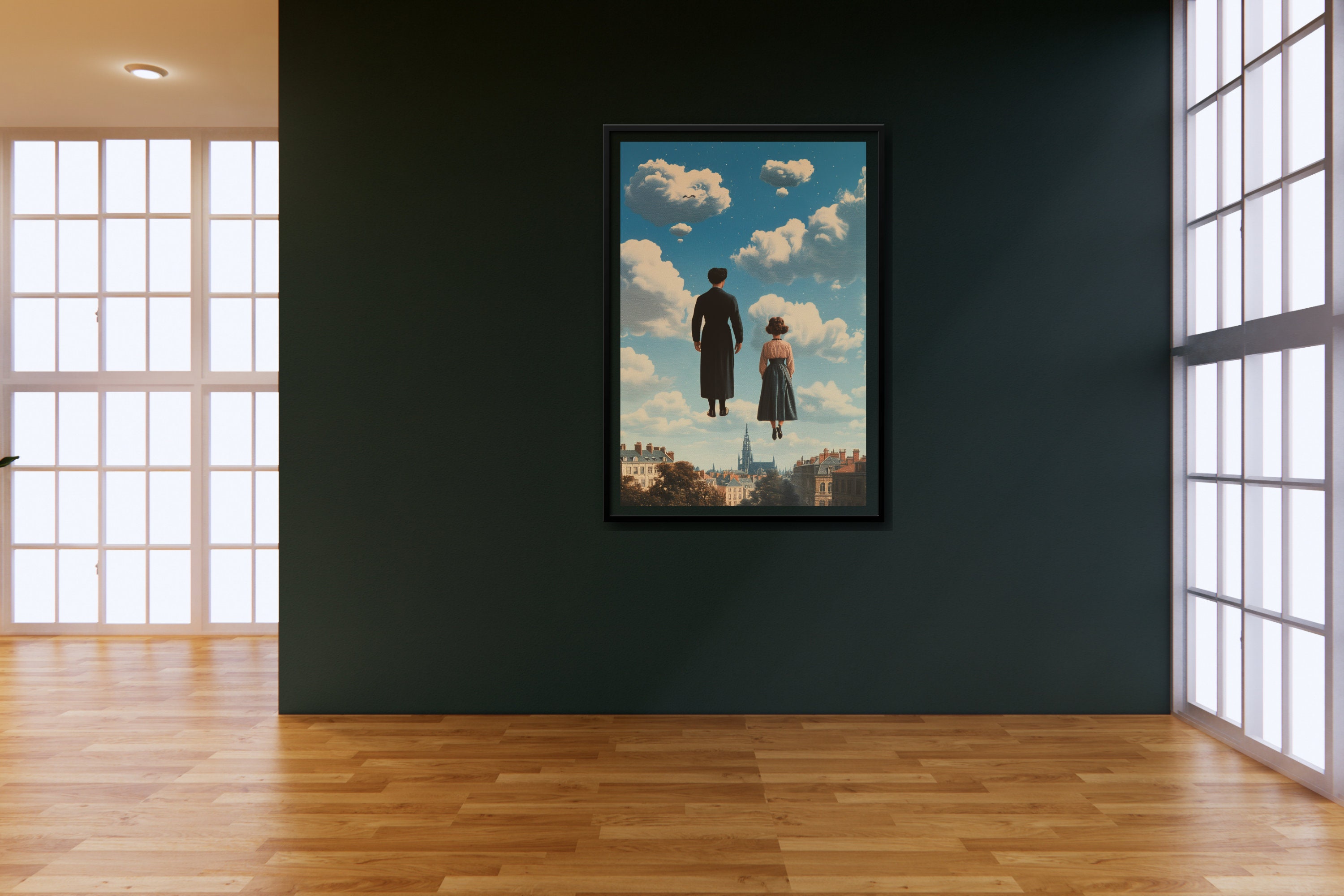 Rene Magritte the Art of Conversation Wall Art Print, Rene Magritte