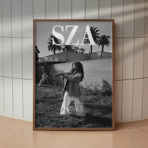 SZA / SZA Vogue Style / Album Cover Poster, Custom Poster, Home Decor, Wall Art Print