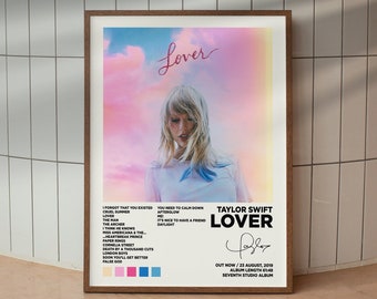 Lover Album Cover Poster / Custom Poster, Home Decor, Wall Art Print