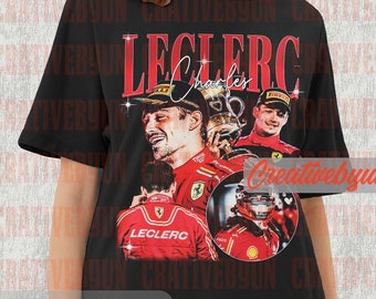 Charles Leclerc Shirt, Charles Leclerc Vintage Shirt, Charles Leclerc Fan Shirt, Charles Leclerc Homage Tshirt, Charles Leclerc Sweatshirt