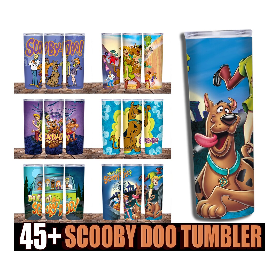 45 Scooby Doo Tumbler Bundle, Cartoon Skinny Tumbler 20oz Design, Full ...