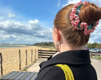 Spring Tulip Scrunchie