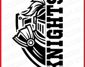 Ritter SVG, Ritter Schild, Ritter SVG-Cutfile, Ritter Schule Maskottchen, Ritter Sublimation, Geschenk, T-Shirt, Ritter PNG, Ritter SVG Cricut