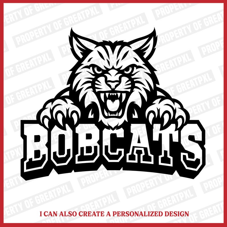 Bobcats SVG, Bobcats PNG, Bobcats School Mascot, Bobcats Team, Bobcats ...