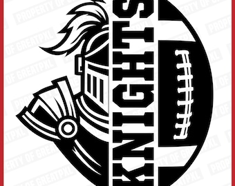 Knights SVG, Knights PNG, Knights Svg Cricut, Knights School Maskot, Knights Cutfile, Knights Sublimation, Gåva, Knights T-shirt, Fotboll
