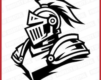 Ritter SVG, Ritter SVG Cricut, Ritter Kopf, Ritter Schule Maskottchen, Ritter svg Cutfile, Ritter Sublimation, Geschenk, T-Shirt, Ritter PNG