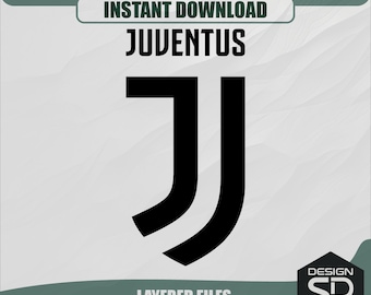 Juventus SVG PNG Dxf Cricut & Silhouette File, Svg Bundle, Sticker, Cricut Svg Instant Download