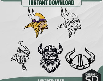 Viking SVG PNG Dxf Cricut & Silhouette File, Svg Bundle, Sticker, Cricut Svg Instant Download