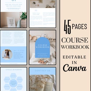 Coaching Workbook Template: Minimalist Lead Magnet Ebook (Canva Editable)