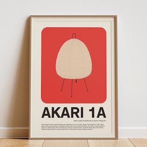 Noguchi Akari Poster - Etsy