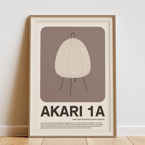 Noguchi Akari Poster - Etsy