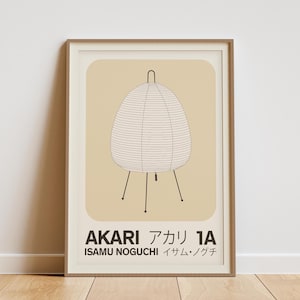 Noguchi Akari Poster - Etsy