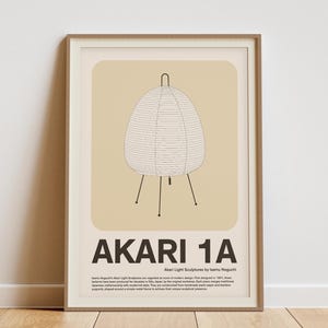 Noguchi Akari Poster - Etsy