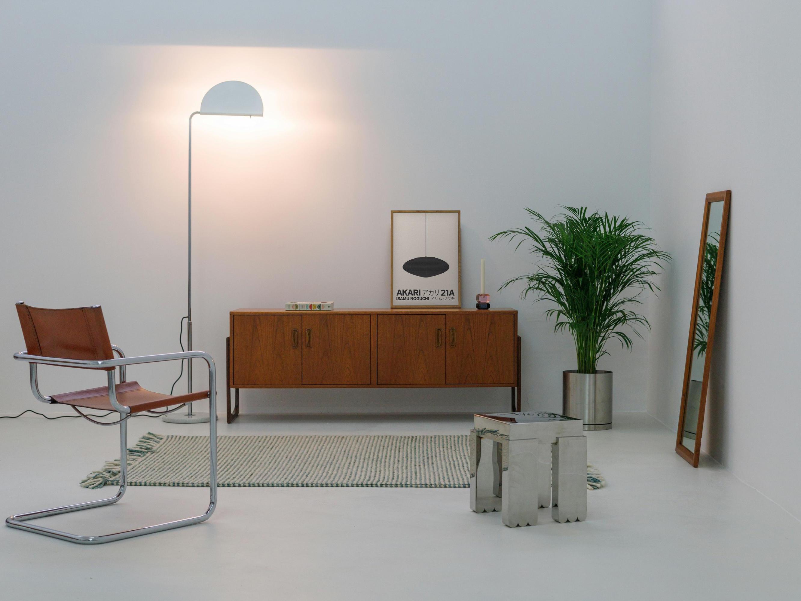 Akari 21A Lamp Print: Isamu Noguchi Light Sculpture, Modern Japan