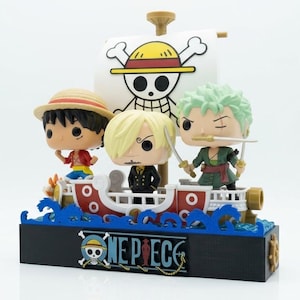 Expositor de One Piece para figuras Kinder Ovo/Sorpresa 2026 - Estilo Thousand Sunny