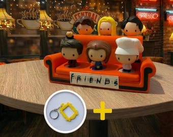 Friends McDonald’s Sofa Display Support + Free Keychain Included