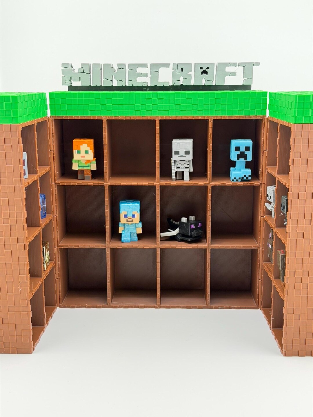 Minecraft Display Case for Kinder Joy and Mini Figures - Minecraft ...
