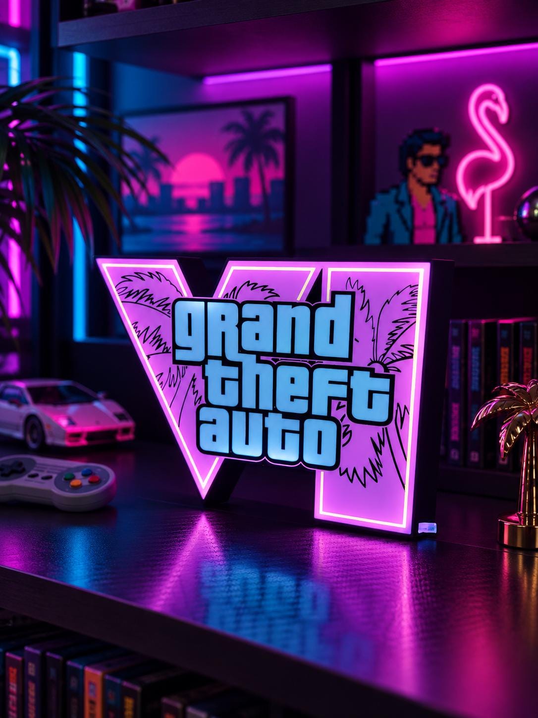 Gta Led Light - Etsy
