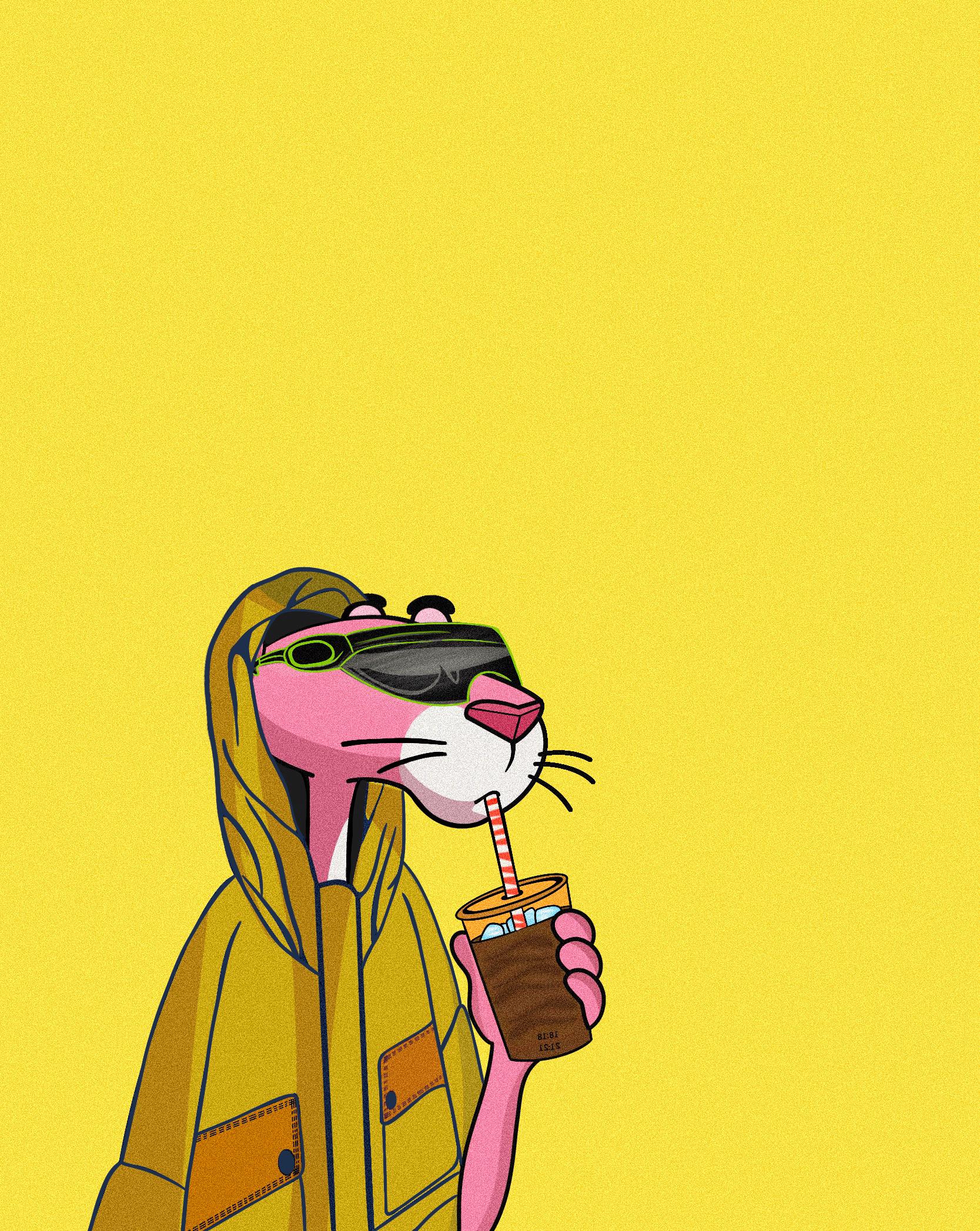 Pink Panther in Yellow Jacket