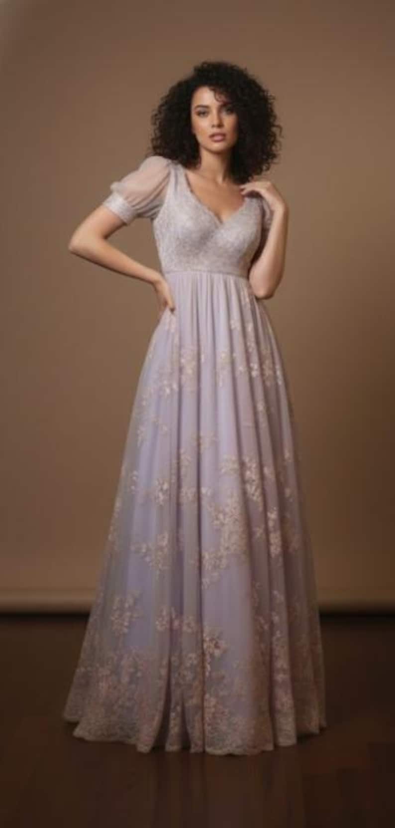 Renaissance Regency Kleid Schnittmuster, Empire-Taille, Frau Kleid Größe: US2-30 (A0-A4-USLETTER) Bild 2