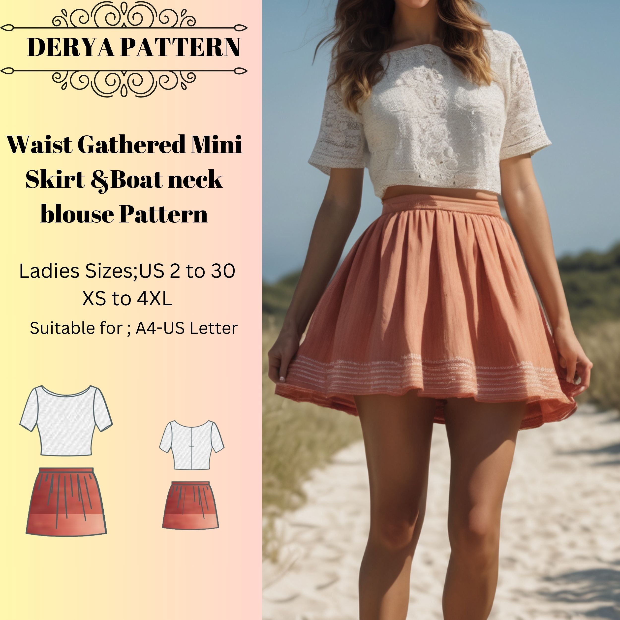 Flowy mini skirt yacht outlet
