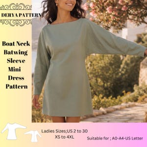 Batwing Mini Dress - Etsy Batwing Mini Dress - Etsy
