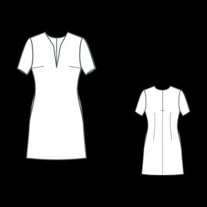 Pocketed Linen dress Pattern, Summer Linen Dress Pattern,Spring Dress Pattern,Women Dress Pattern , A0 A4 US Letter-US 2 to 30 image 3