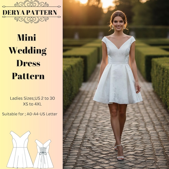 chinese dress ladies Party Mini Dress PDF Women's Sewing Pattern | Sleeveless | Strappy | Slip  Dress | Above Knee Length | Woven | Evening Wear | Prom Dress