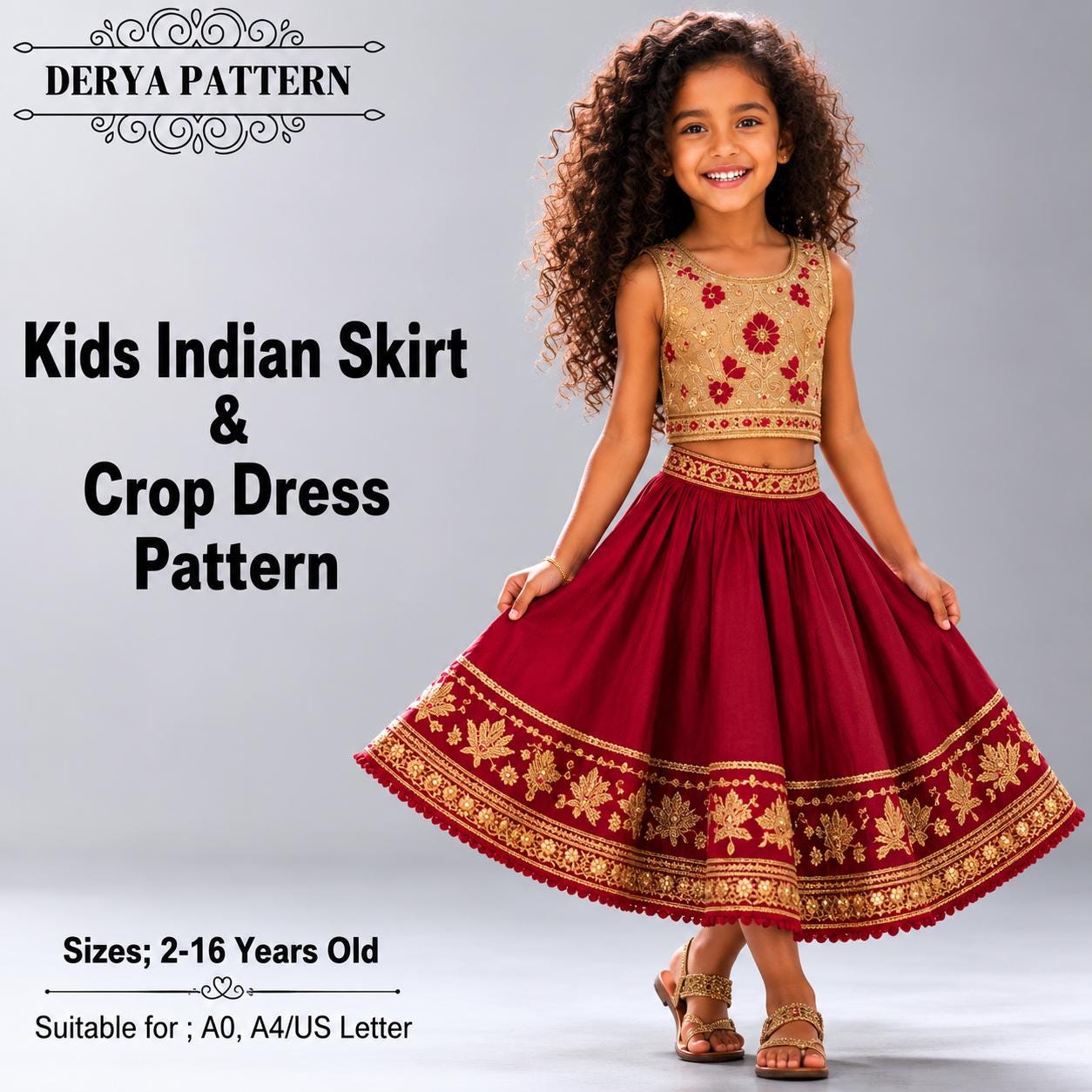 indian dress cutting patterns RH435  Medieval Indian Choli and Saree Wraps sewing pattern