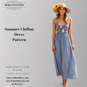 chiffon dress patterns Chiffon Goddess Gown
