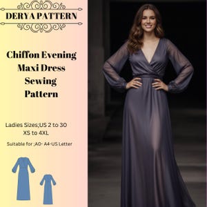 sachin and babi light blue dress Chiffon dress with gold trim sewing tutorial main image 1