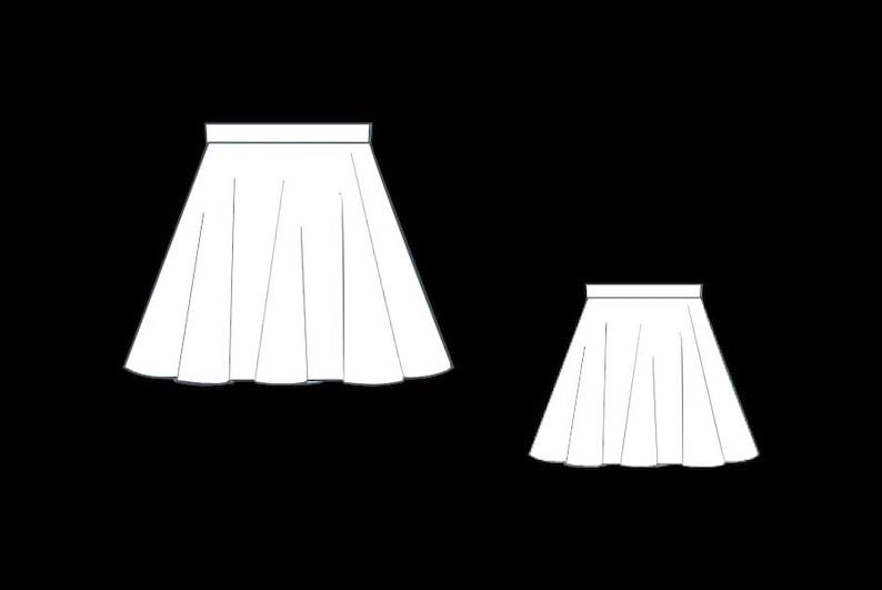 Ballet Skirt Sewing Pattern,Women Dance Skirt Patterns,Tulle,Size:US2-30 (A0-A4-USLETTER) image 2
