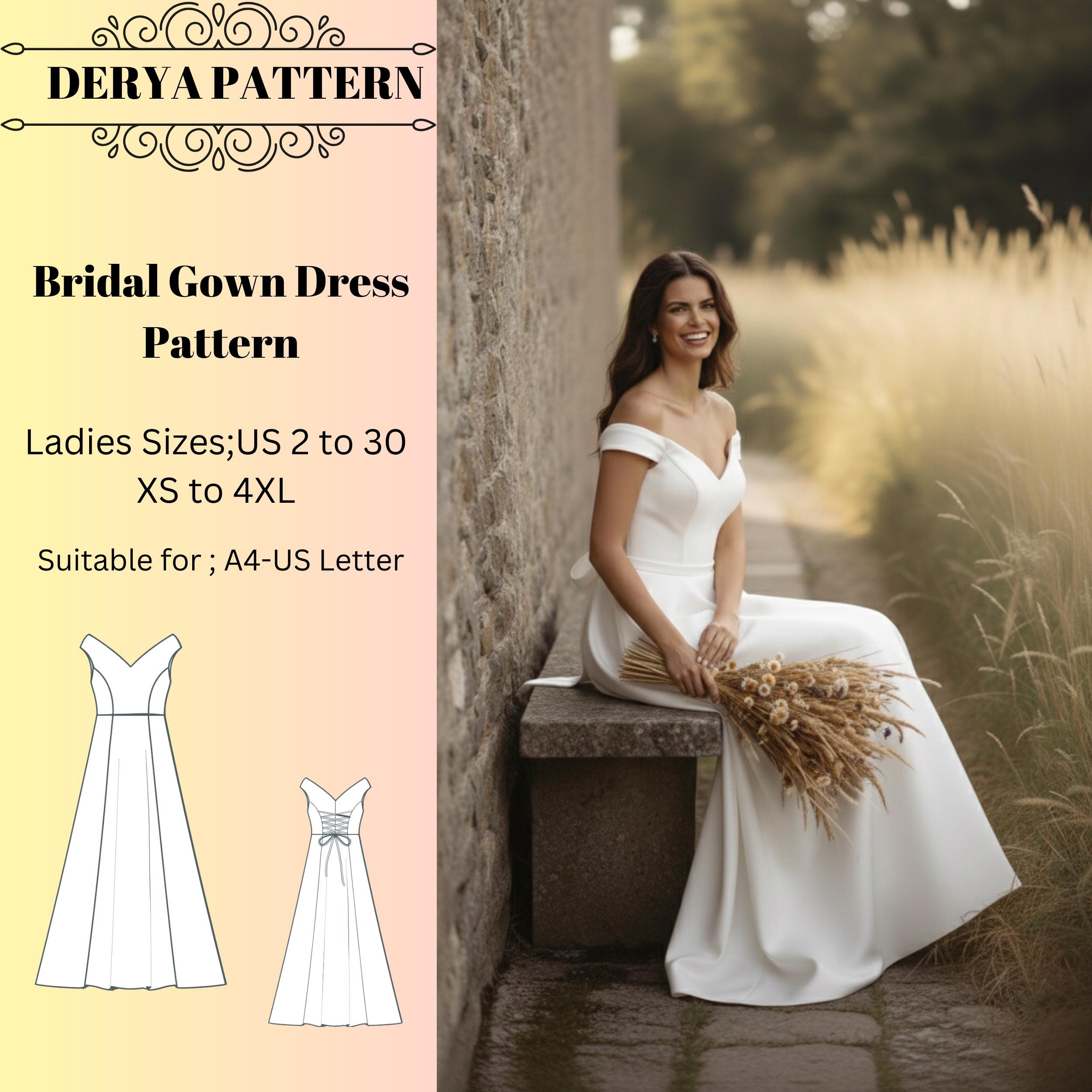 Bridal Gown Sewing Pattern,women Dress Patterns,wedding Guest,ball Gown — free download