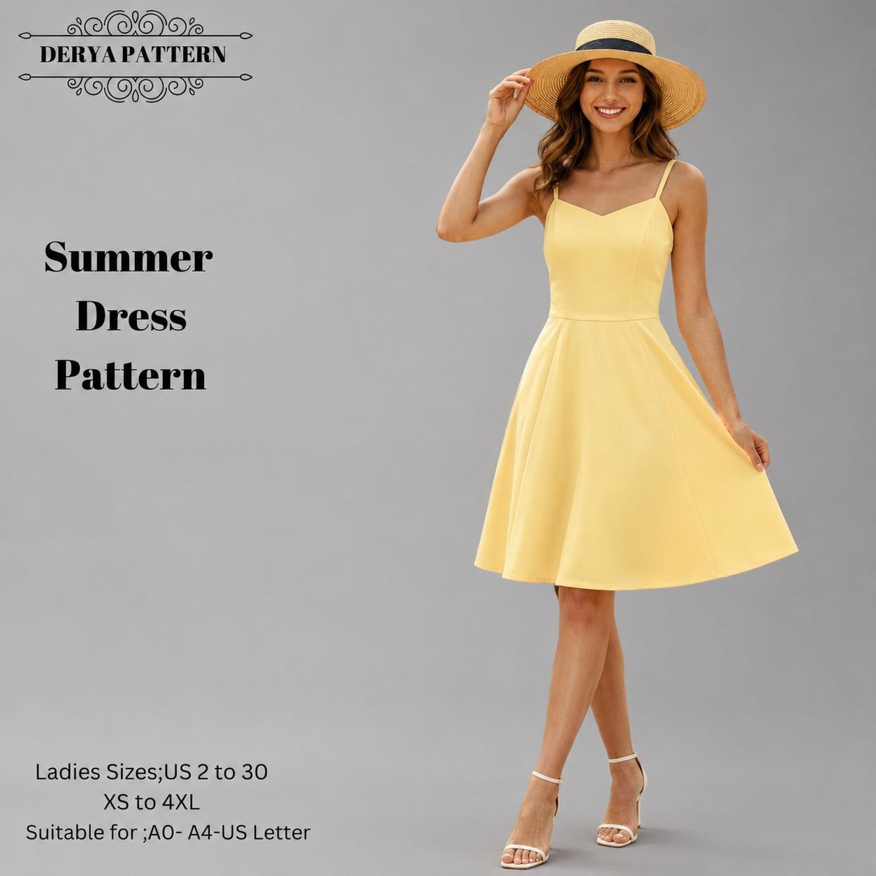 womens summer dress patterns Sewing select the layer thumbnail on the left Easy Sewing Pattern for Women's