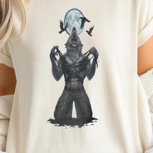 Alpha Wolf Ripping Shirt | Vintage Wolf Shirt PNG | Funny Twilight Meme Gift for Him or Her
