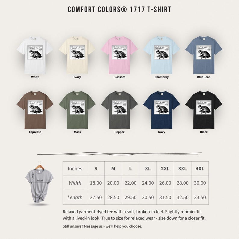 Mentally Elsewhere Frog Shirt, Comfort Colors Tee, Dark Humor Graphic image 7