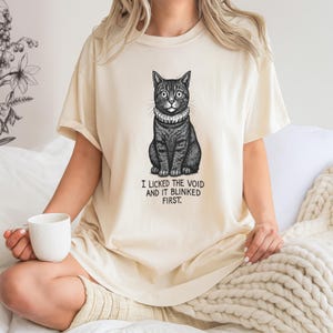 Weirdcore Cat Shirt | I Licked The Void Bootleg Vintage Meme Tee | Cottagecore Cat Shirt | Funny Gift for Him Her | Weirdcore Meme Shirt