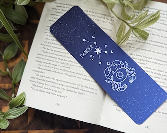 Zakładka do książki ze znakiem zodiaku Rak: ręcznie robiony prezent dla znaku zodiaku