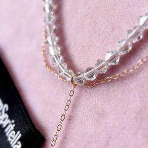 Gargantilla de cristal austriaco hecha a mano / Collar con colgante estrellado imagen 5
