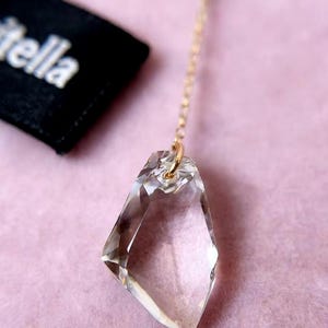 Gargantilla de cristal austriaco hecha a mano / Collar con colgante estrellado imagen 6