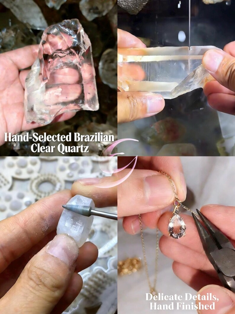 Gargantilla de cristal austriaco hecha a mano / Collar con colgante estrellado imagen 9