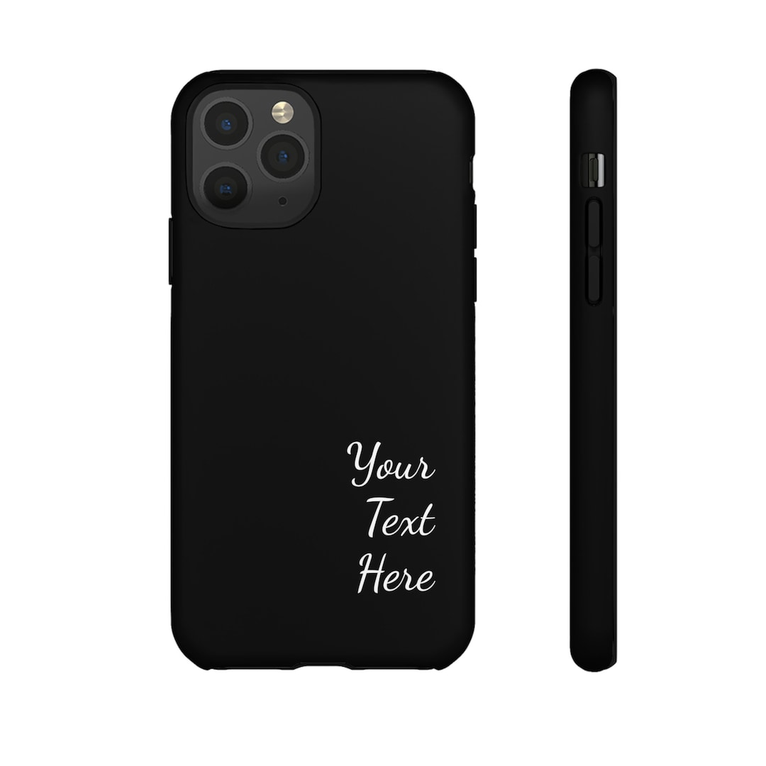 Custom Black and White iPhone Case for iPhone 15, iPhone 14, iPhone 13