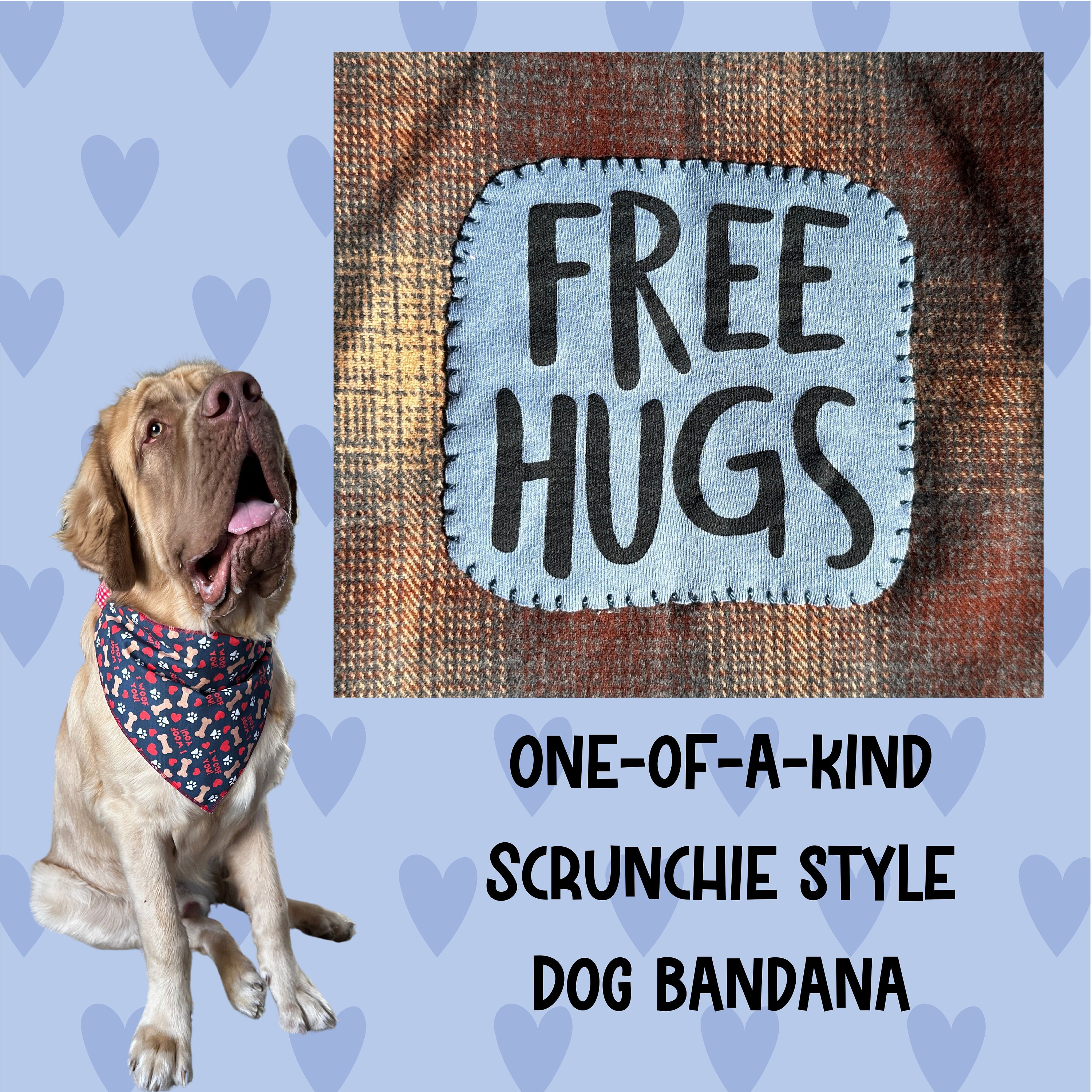 Free hugs dog bandana hotsell