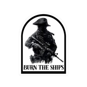 Pirate Operator - Burn The Ships - Vinyl Decal