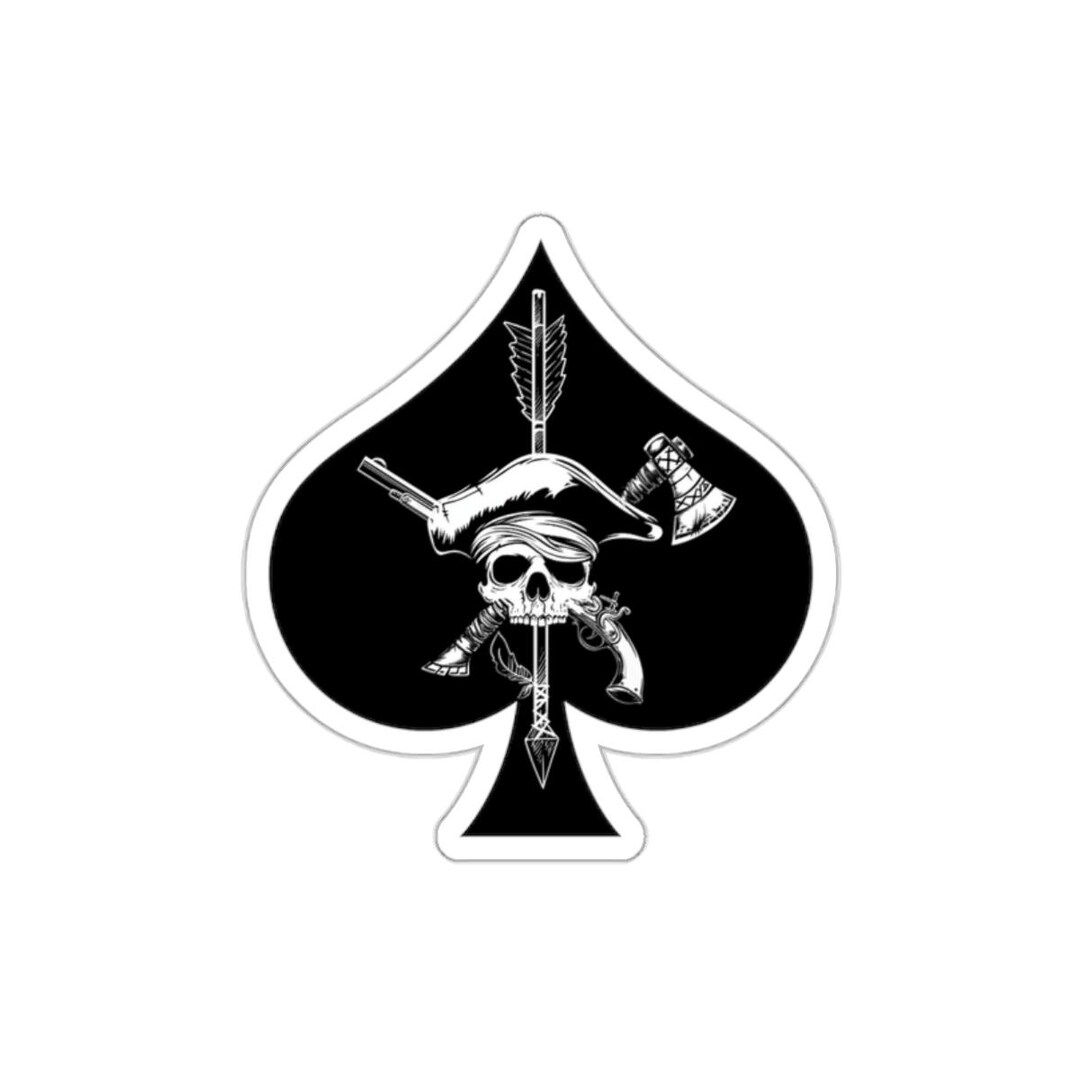 Pirate Spade Die-cut Sticker - Etsy