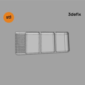 BMW E39 konsolfackorganisatör STL-filer, DIY 3D-utskrift (digital nedladdning)